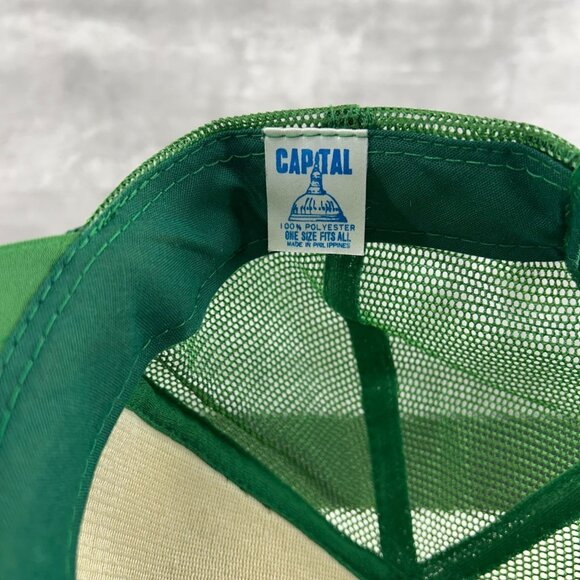 Vintage Ford Mesh Snapback Trucker Rope Hat OSFA Butler County Pittsburgh Green - Picture 7 of 7